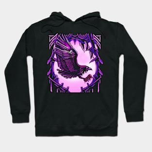 Purple raven Hoodie